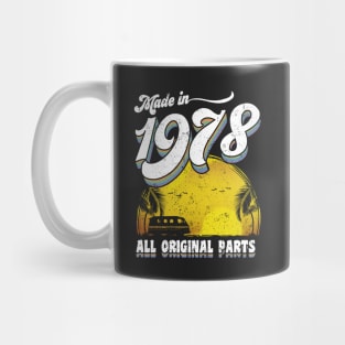 Made in 1978 All Original Parts Mug